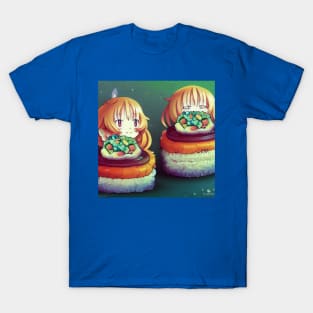 Kawaii Anime Sushi T-Shirt